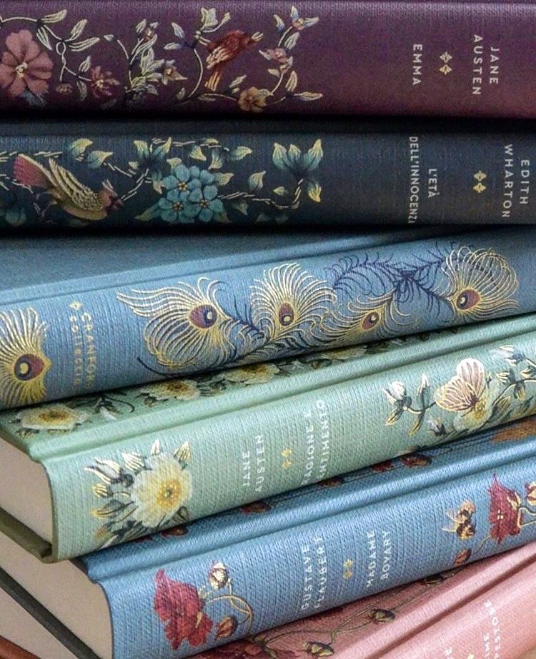 Look how pretty Jane Austen’s book spines are