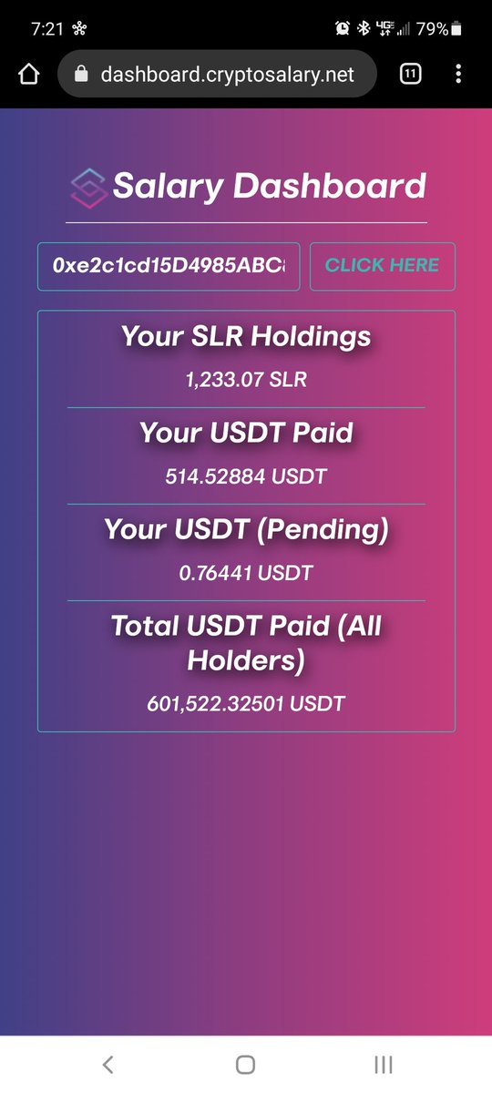 weekendwelder2's tweet photo. @bhagwankikripa @satoshi_seeds @ProductionStart @carlmoon @Cryptosalary_ This is what I've been paid so far, it's based off of volume so the higher the volume the higher the payouts #SLR @crypto_salary https://t.co/TyrgSlOqd7
