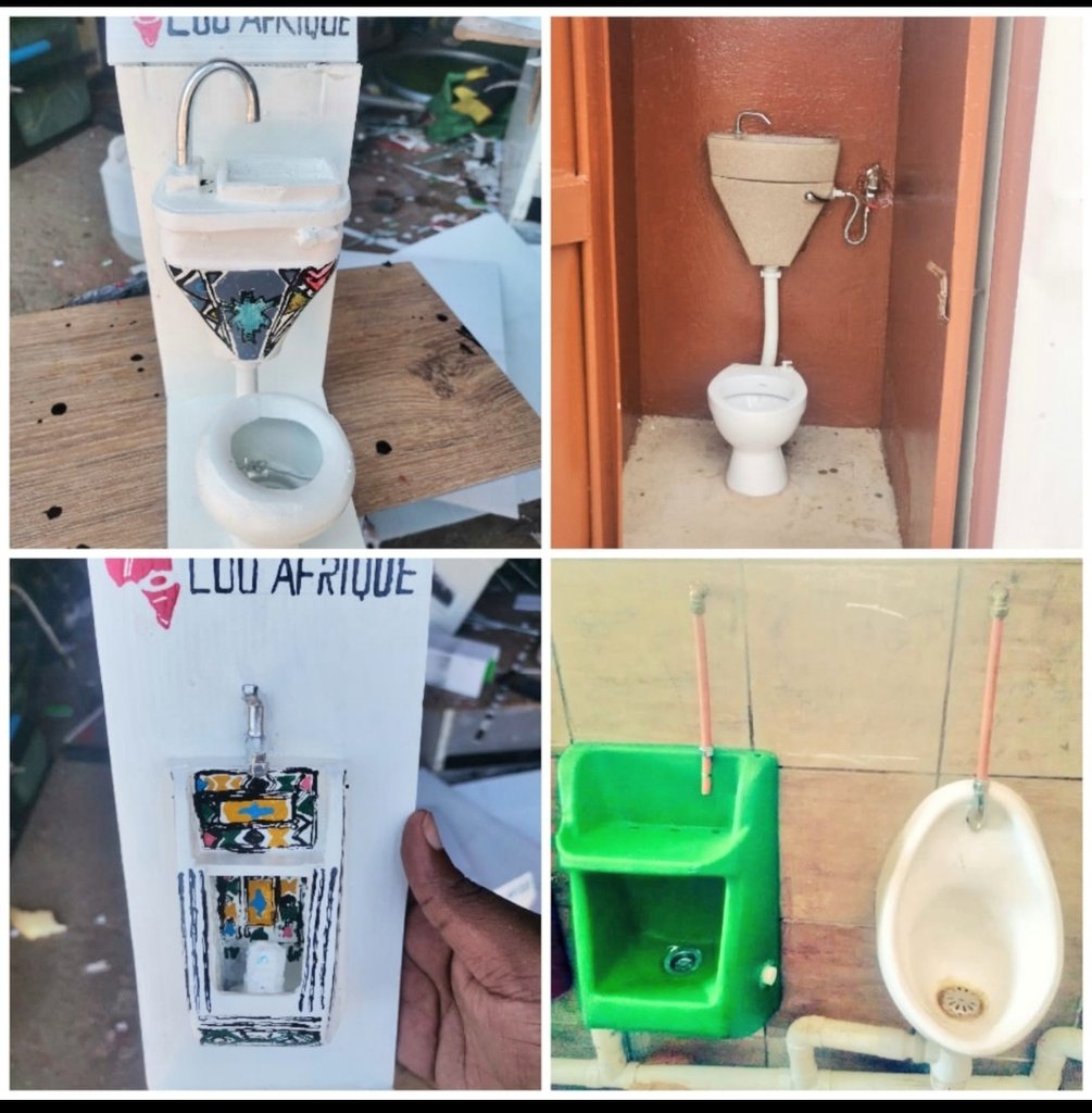 LooAfrique's tweet photo. @HendrickWorks the Banana shoes Man is at it again - The V-Cistern and Pee Basin Sculptures.
Excellent Work @HendrickWorks https://t.co/fcYcF8TaFN