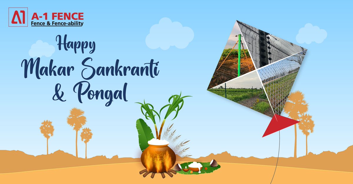 a_1fence's tweet photo. A-1 Fence wishes you a very Happy #MakarSankranti and #Pongal

#A1Fence #happysankranti #sankranti #happypongal #sankranti2022 #pongal2022 #kitefestival https://t.co/0yq4BLqFO4