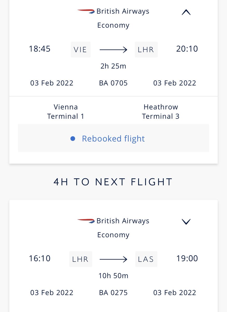majjansa's tweet photo. What time dimension do they live in? 20:10 to 16:10 - apparently 4h to next flight &amp; 14:50 to 14:35 - apparently 15 mins to next flight… @British_Airways https://t.co/3ZKCXAtTWV