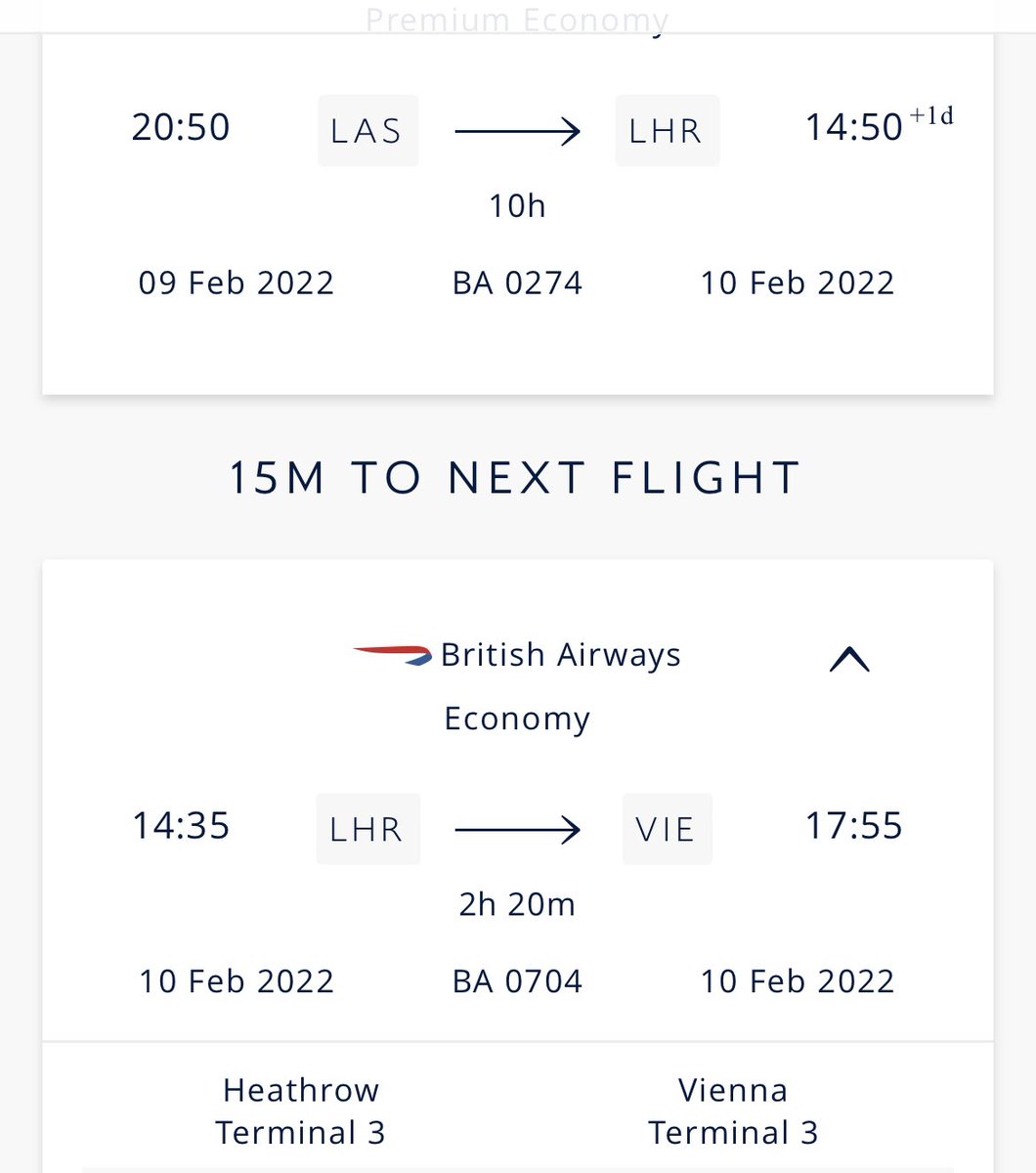 majjansa's tweet photo. What time dimension do they live in? 20:10 to 16:10 - apparently 4h to next flight &amp; 14:50 to 14:35 - apparently 15 mins to next flight… @British_Airways https://t.co/3ZKCXAtTWV