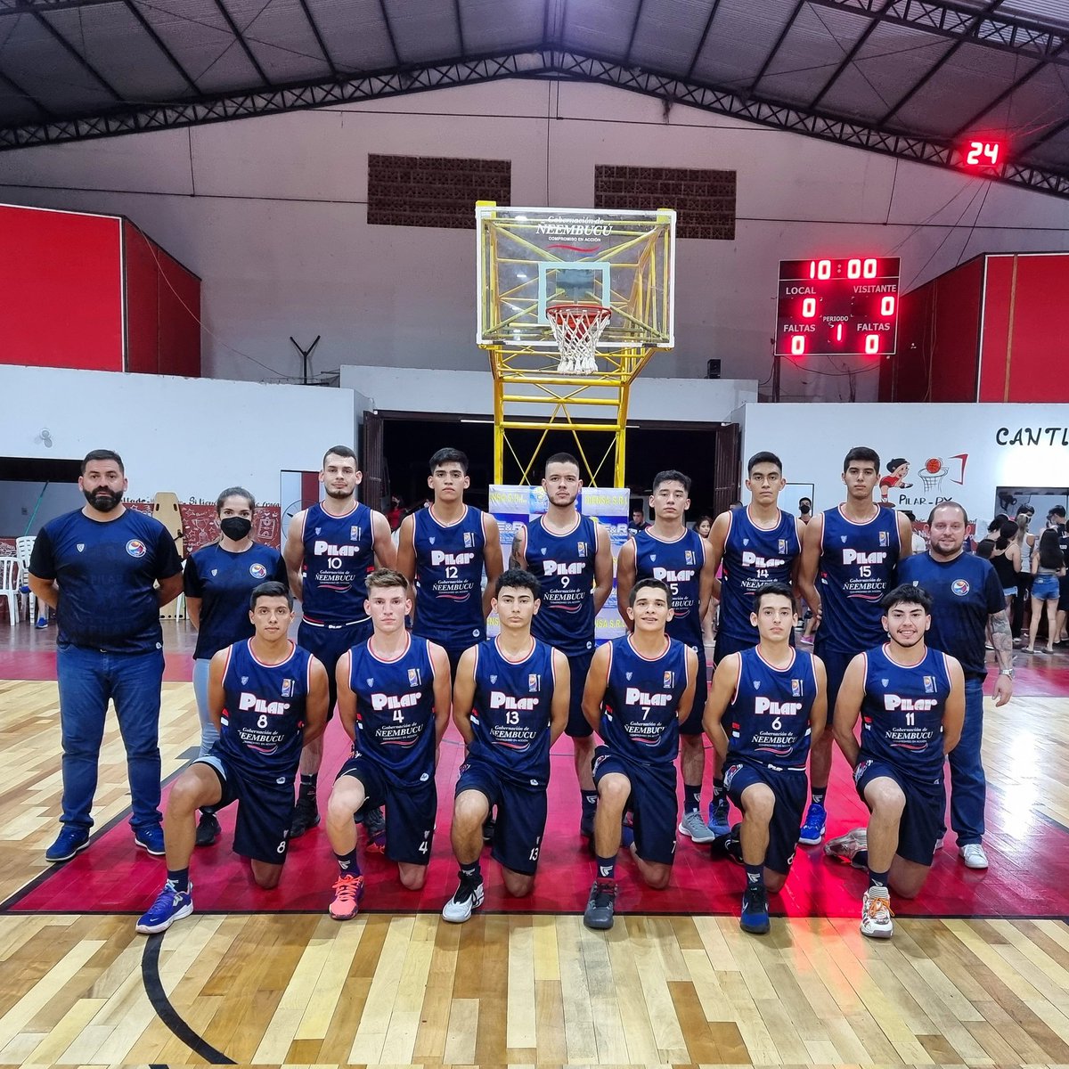 OficialAPB's tweet photo. Estamos donde queríamos!! Vamos por todo hoy!! 93 a 63 triunfo ante el duro Ciudad Nueva!! Vamooss Pilar 🔴⚪🔵
#61vecesCampeones 
#lamasgloriosa https://t.co/pmlOXsQMq4