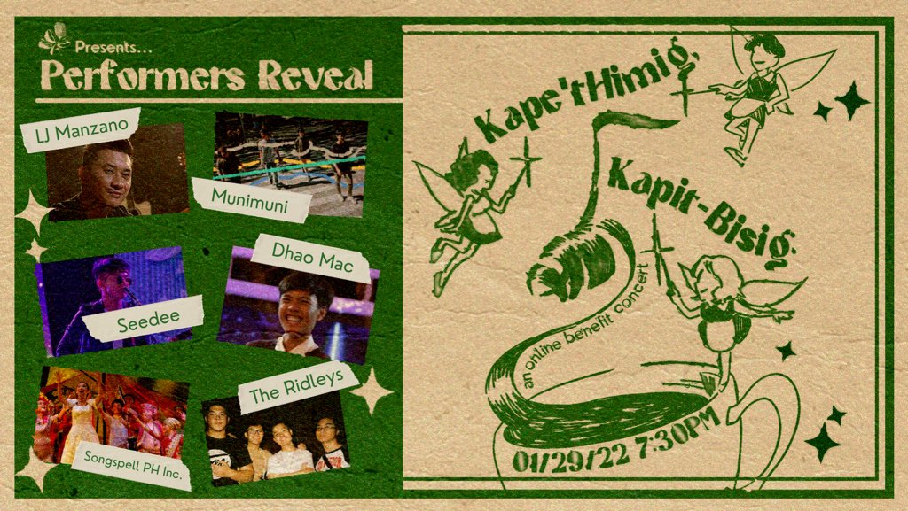 project_seed_ph's tweet photo. You probably know🧐 them already, heard their tunes🎼 and seen their grooves.😉 

Proudly presenting the finessed moves of Dhao Mac🕺 and the soulful and soothing music🎶 of Munimuni, The Ridleys, Songspell Philippines Inc., LJ Manzano and Seedee 🥳 https://t.co/AkyXyYzM7Z