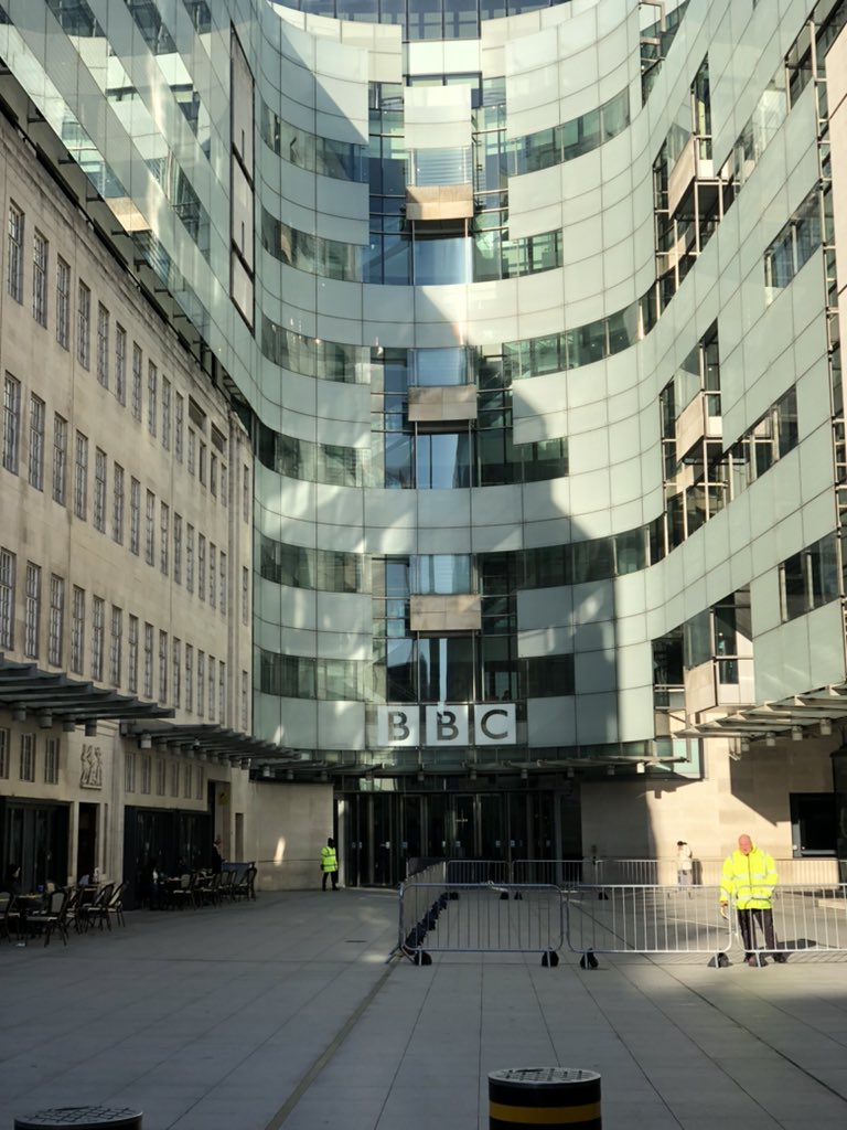 day one in a new broadcasting house, hope there’s some news around x