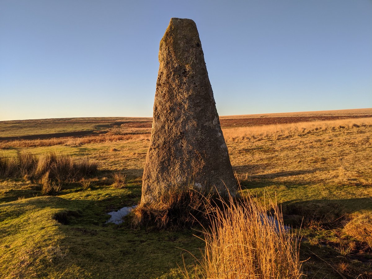 Tor_Bagger's tweet photo. #Drizzlecombe before last night's magical sunset, #Dartmoor. https://t.co/m6tzS4gren