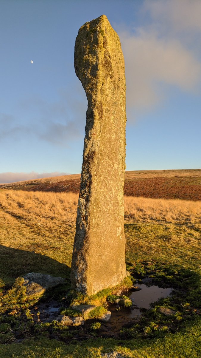 Tor_Bagger's tweet photo. #Drizzlecombe before last night's magical sunset, #Dartmoor. https://t.co/m6tzS4gren