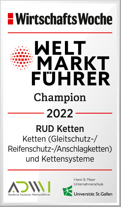 RUD is among the 500 secret world market leaders of 2022 💪👏 

#RUD #RUDisGood #Hiddenchampions #Weltmarktführer