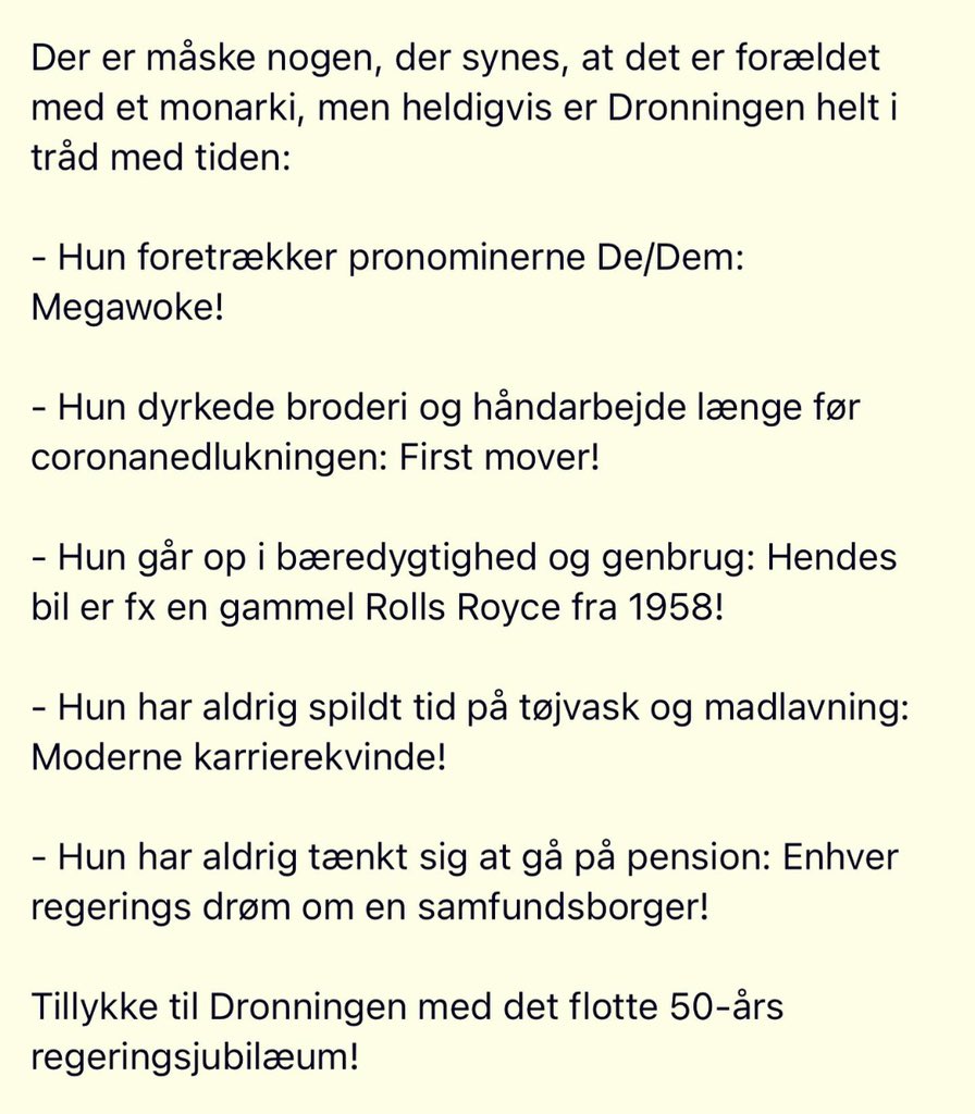 #dronningmargrethe