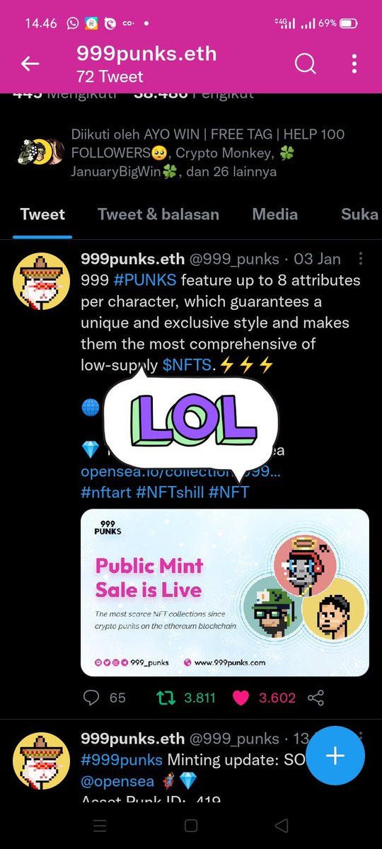 bobapurple's tweet photo. @misscryptolog @999_punks https://t.co/0GAICynyA7
