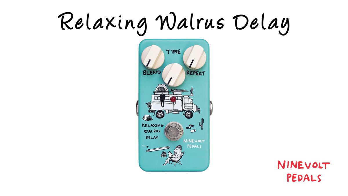 今日のペダル Ninevolt Pedals 