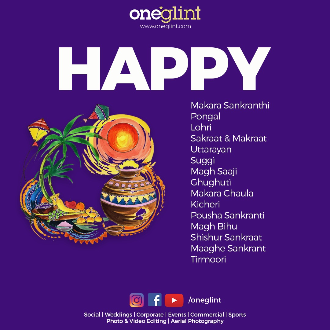 Makara Sankranti Subhakanshalu/ Subhashayagalu/ wishes to all

#Sankranti #makarsankranti2022 #MakarSankranti #Bihu #Lohri #HappyPongal #Uttarayan