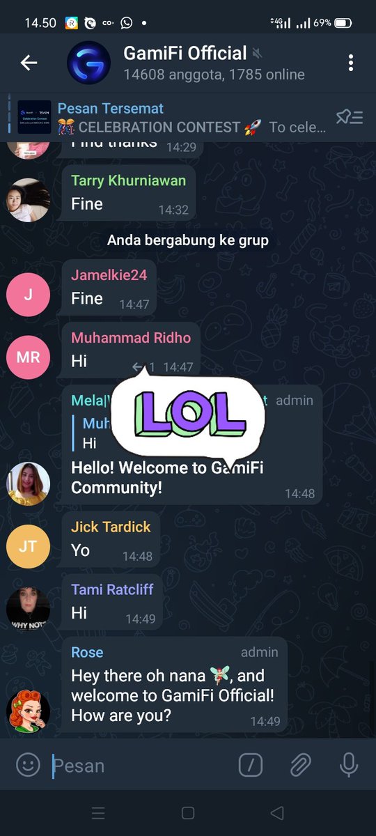 bobapurple's tweet photo. @misscryptolog @gamifigg Telegram name jiecake https://t.co/vNLnG6w92k