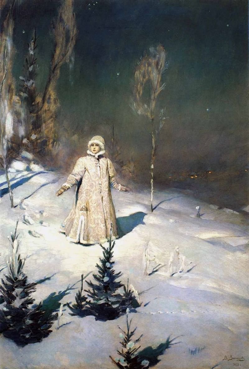 RusEmbassyJ's tweet photo. 🇷🇺🎨Зима в картинах русских художников

❄️Виктор Васнецов «Снегурочка»
☃️Исаак Левитан «Лес зимой»
❄️Игорь Грабарь «Иней» https://t.co/neFkO4DXWp