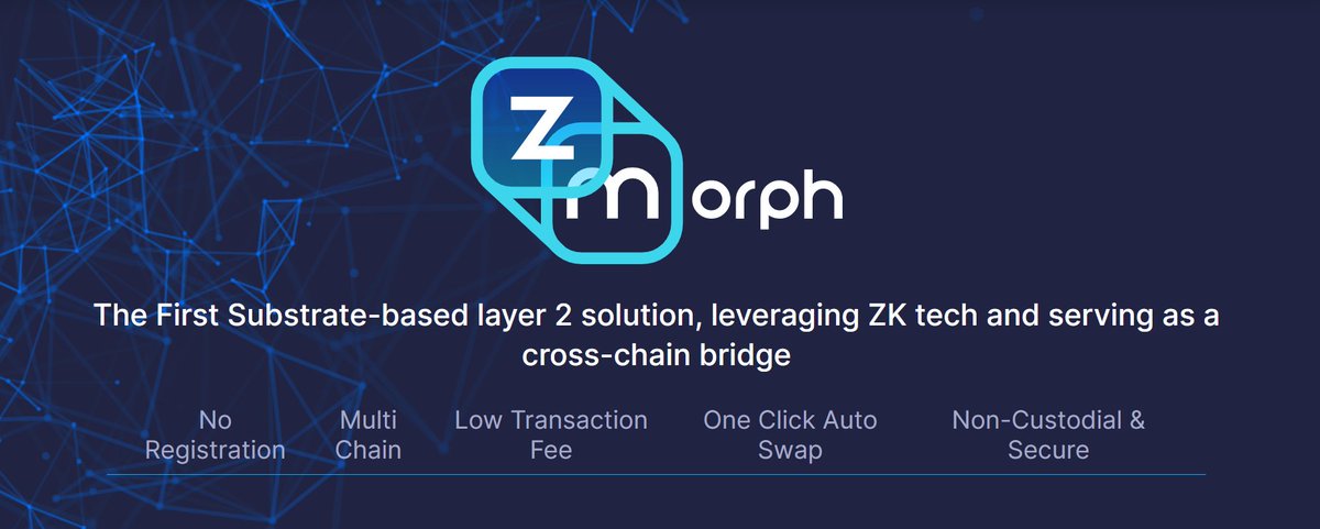 ZMorphL2's tweet photo. 🧐What else do you expect ZMorph to have?🙌Leave your comments below👇
#Zmorph #Layer2 #MultiChain https://t.co/iFPdQy66eE