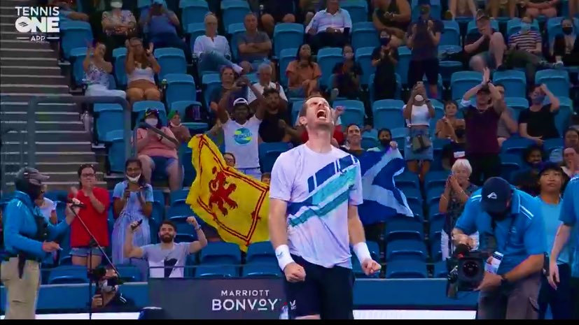 Saltires Rugby Andy Murray through to tomorrow’s final 🎾💪🏴 #Saltires