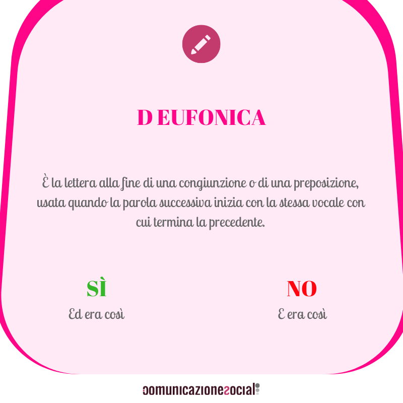 comunicazioneso's tweet photo. La misteriosa D eufonica. 

#comunicazionesocial https://t.co/wDaJmr731J