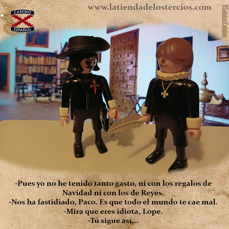 Hoy, en 'Humor Escala a Un Tercio' Quevedo le cuenta a Lope de Vega cómo ha ahorrado estas Navidades. #HumorEscalaUnTercio #SiglodeOro #Playmobilmania #Playmobilfans #PlaymobilCustom