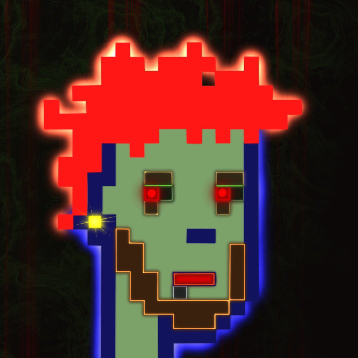 AAA_Travis's tweet image. @artistmurati #NeonPunks 86 #BSC #NFT  1/1