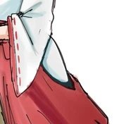 巫女服のこの部分とても好き 