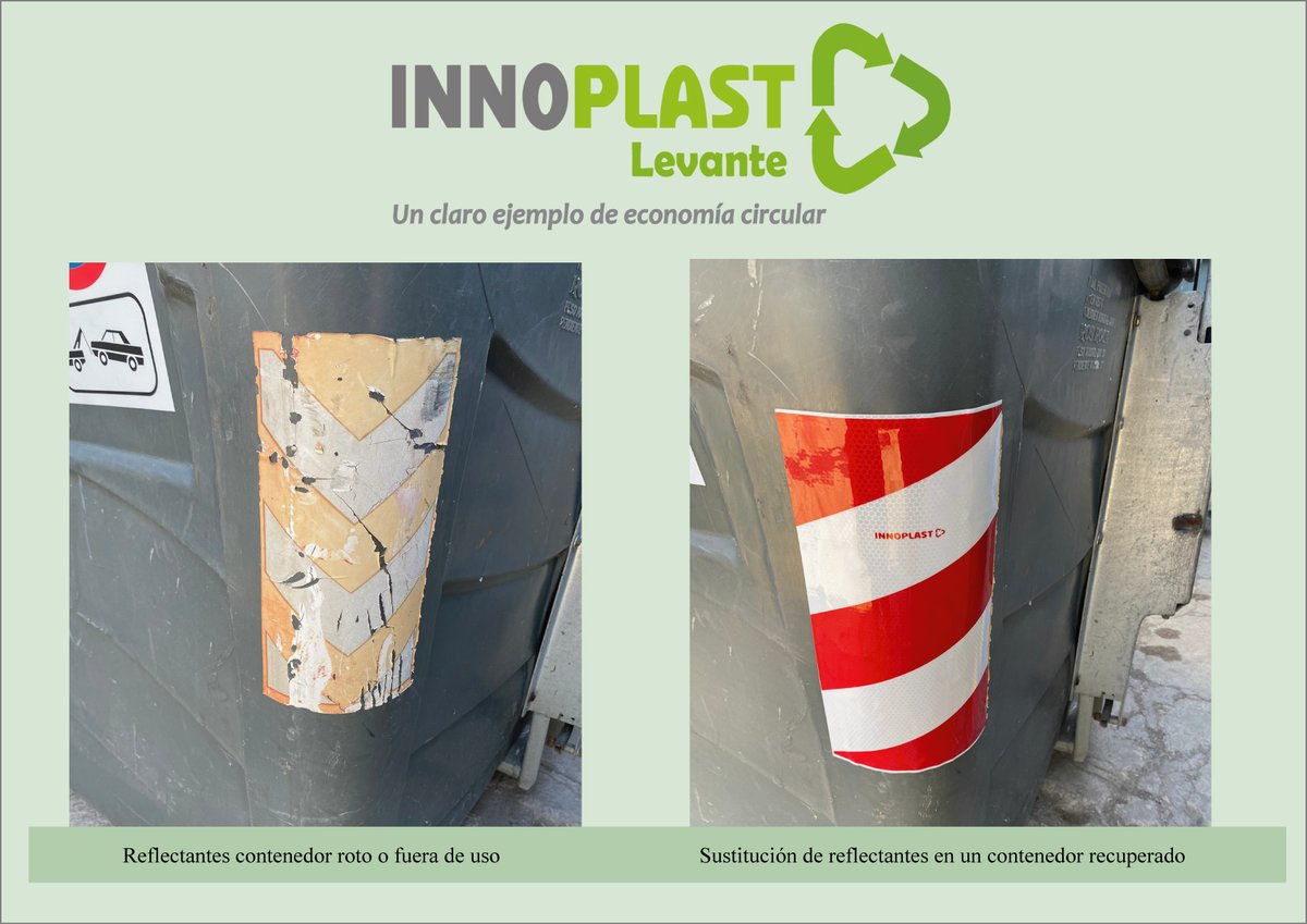 Innoplast_Lev's tweet photo. Cuando realizamos una reparación de un contenedor, en Innoplast Levante lo hacemos de forma integral.

En muchas ocasiones los acabados y la resistencia del contenedor es mejor que de origen. Por eso damos 𝟚 ���Ñ𝕆𝕊 𝔻𝔼 𝔾𝔸ℝ𝔸ℕ𝕋Í𝔸
#reparar #recuperar #reciclar #reducir https://t.co/0HBlESd5wU