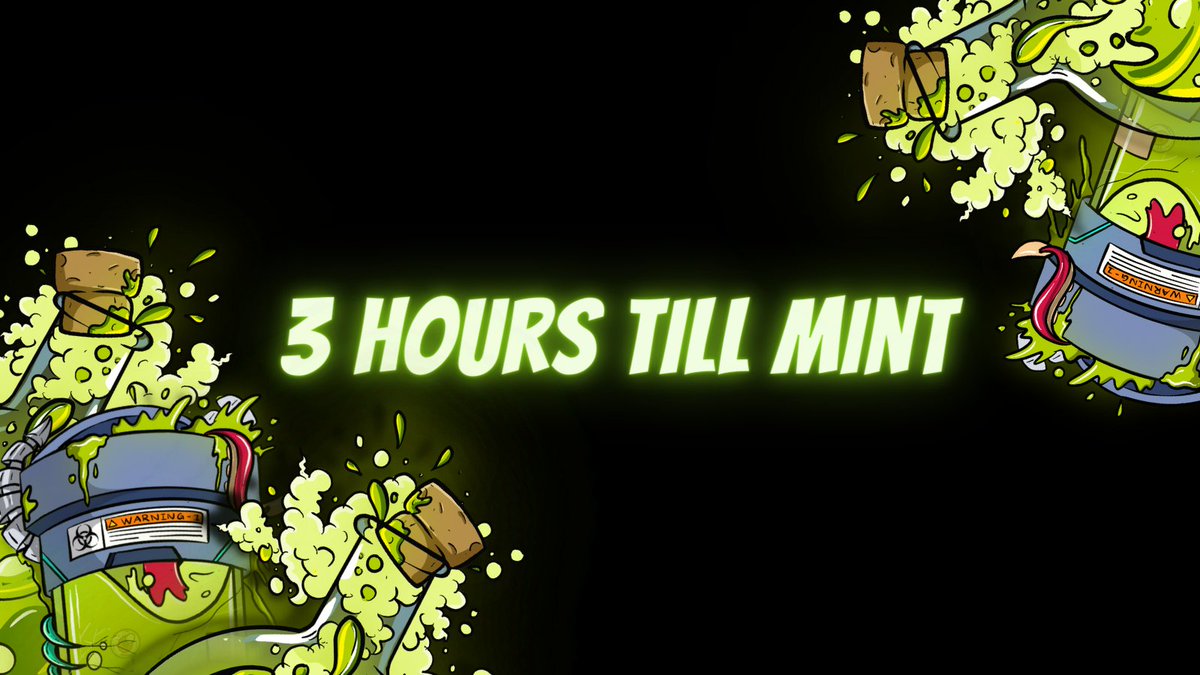 DegenLabsNFT's tweet photo. We're getting closer to every Degen's favourite time of the day 🙈🧪

Like if you agree!!!

#SquapeIN #MDMA #Degen #DegenLabs #MutantFam  #NFTCommunity #Squapes #NFTs #NFT #NFTGiveaways #NFTCollectibles #NFTdrop #NFTLAUNCH #NFTCollection https://t.co/fLCR12fWeu