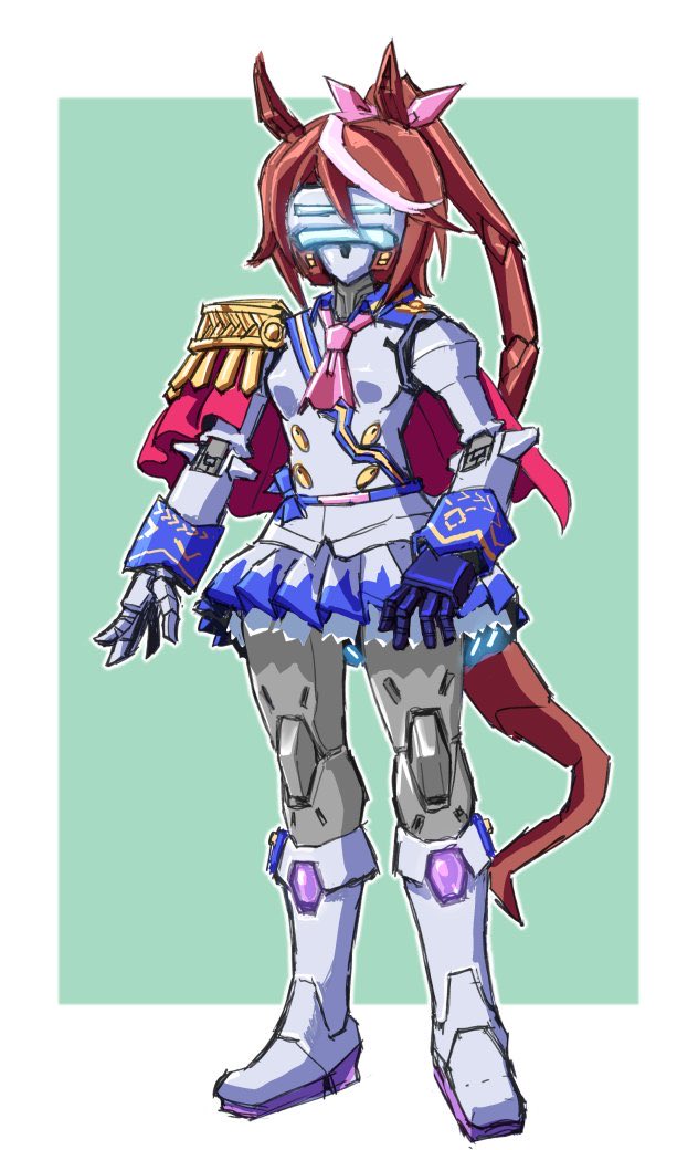 トウカイテイオー(ウマ娘) 「」|禁さん(skeb募集中)のイラスト