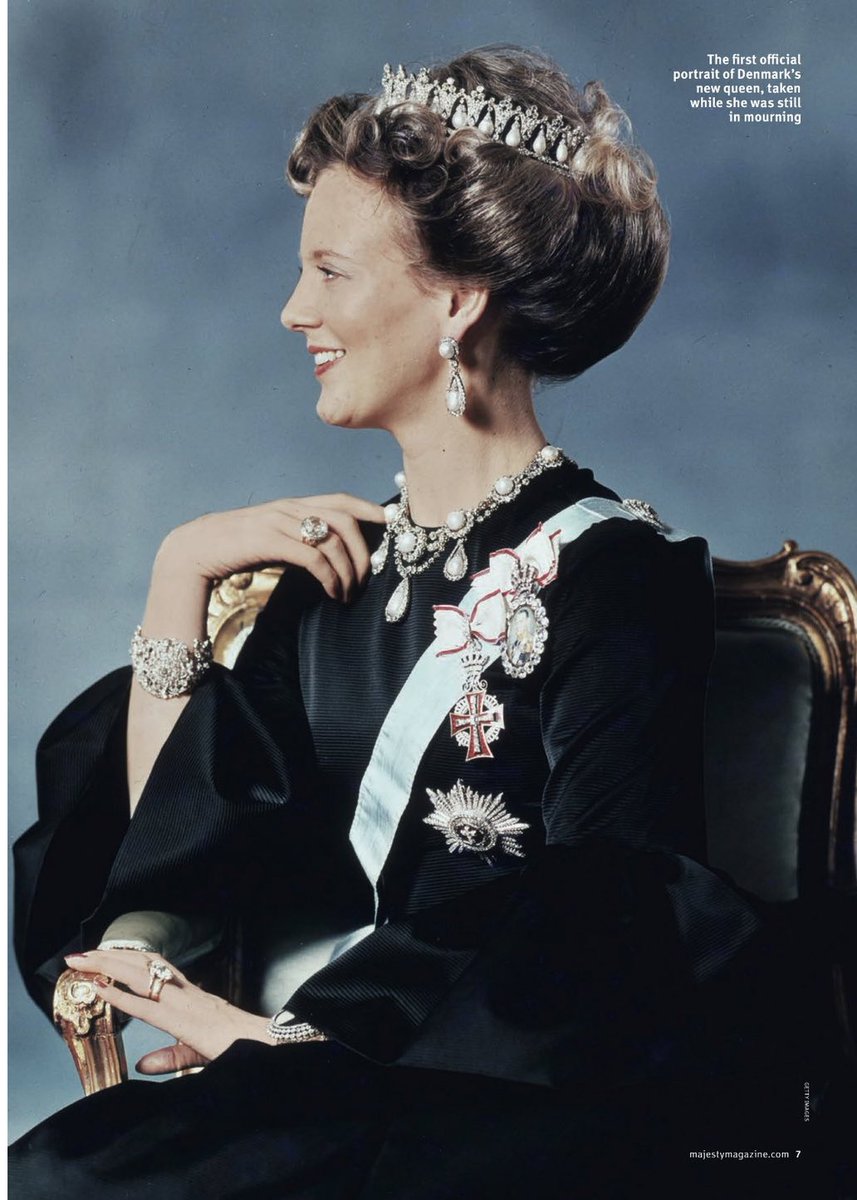 Royale2403's tweet photo. Today marks the 50th anniversary of the accession to the throne of Queen Margrethe II of Denmark.
Gud bevare Danmark!

#Denmark 
#MargretheII 
#Dronning 
#Kongehuset https://t.co/Rh3Imzx0UP