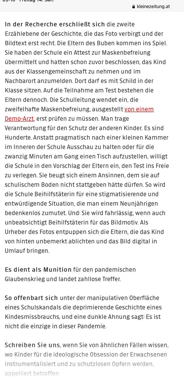 Bericht „Österreich“, Auszug aus der Morgenpost der ⁦<a href="/kleinezeitung/">Kleine Zeitung</a>⁩ bzw. von Hubert Patterer. Danke für diese.