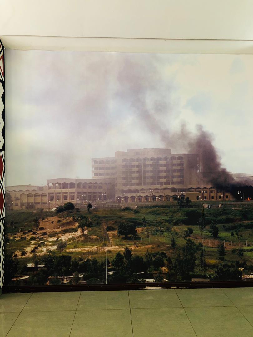 ursu_cbe's tweet photo. We knew the reason the museum is in parliament building because it housed 600 Rwanda Patriotic Army soldiers from December 1993 to 1994 as they were preparing for the formation of the Broad-Based Transitional Government and the National Transitional Assembly. https://t.co/vByKscwYLl