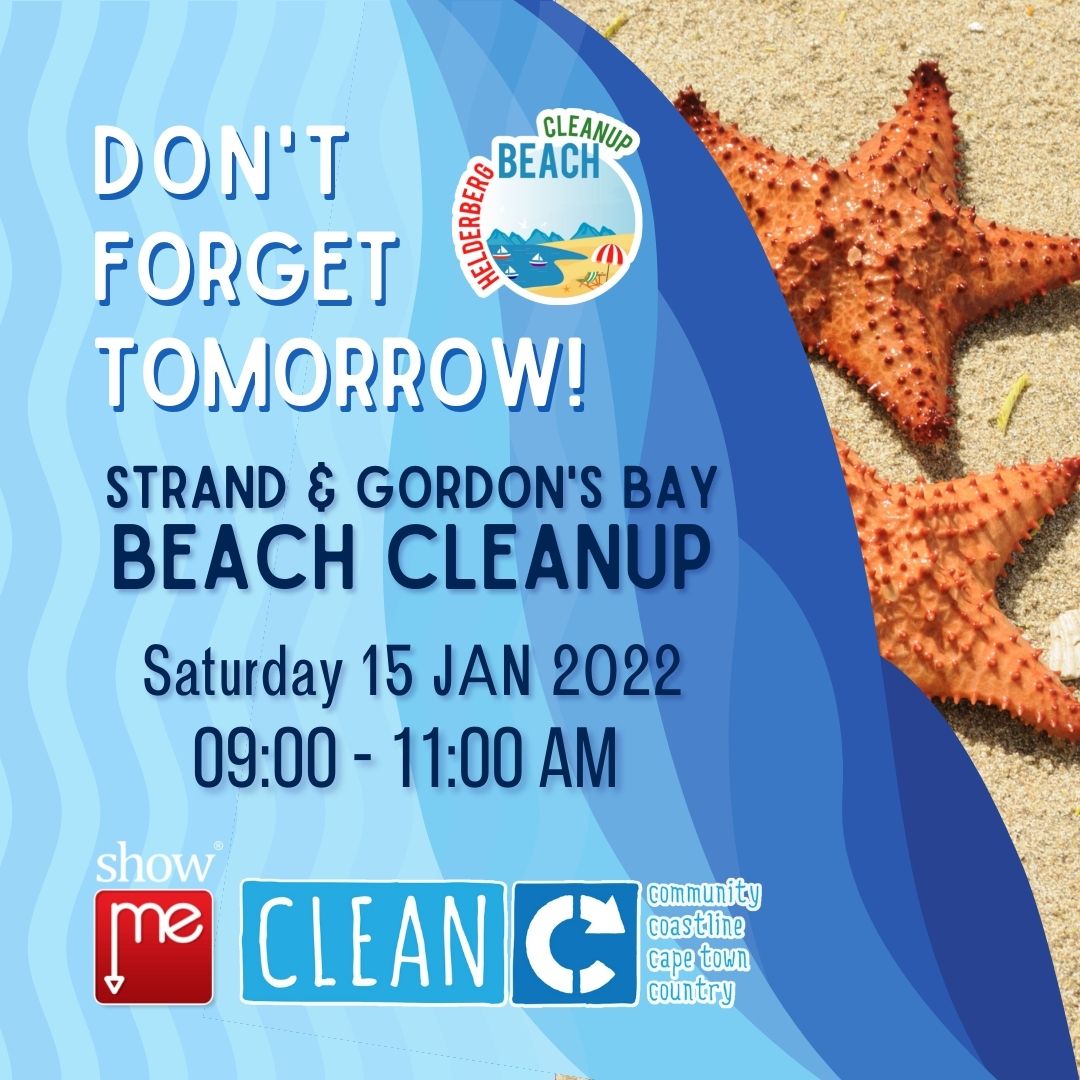 DivinePHouse's tweet photo. Don't forget tomorrow! Helderberg Beach Cleanup is happening 🌊🐚
.
Join us for the Community Volunteer Beach Cleanup at Strand Beach or Gordon's Bay Beach
.
👇 Click below for more info 🏖️
https://t.co/y1Z5ACLfPR
.
#leaveonlyfootprints #bethedifference #helderbergbeachcleanup https://t.co/0exhyKaA7t