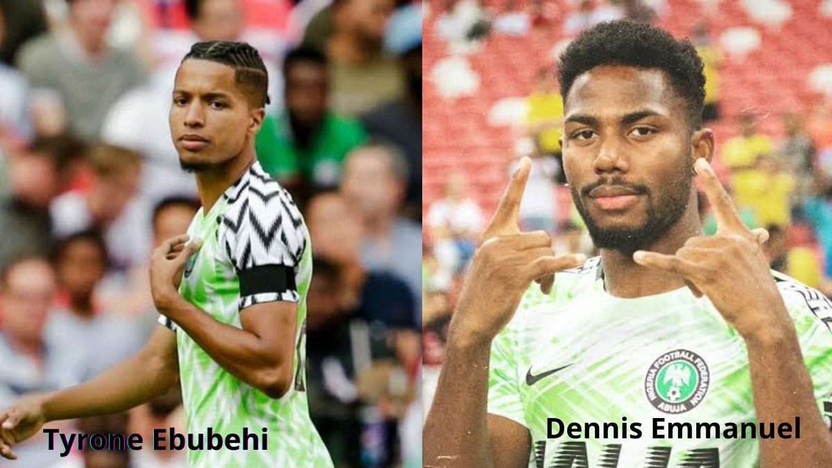 Sabighel's tweet photo. One is a defender the other one is a striker but who is finer?Like for Tyrone Ebubehi and Rt for Dennis Emmanuel. https://t.co/ODSifQEcIU