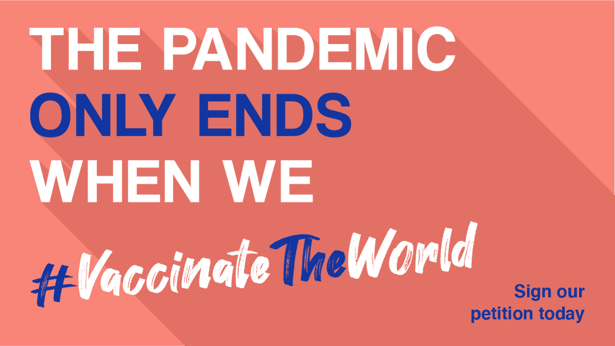 world_vaccinate's tweet image. For some in the UK it’s starting to feel like we’re winning. But this isn’t over. Until we stop covid everywhere, it’ll keep coming back.

Please sign the petition that calls on UK government to do far more to help #VaccinteTheWorld
🔽
petition.parliament.uk/petitions/6051…
#ACTogether #covid19