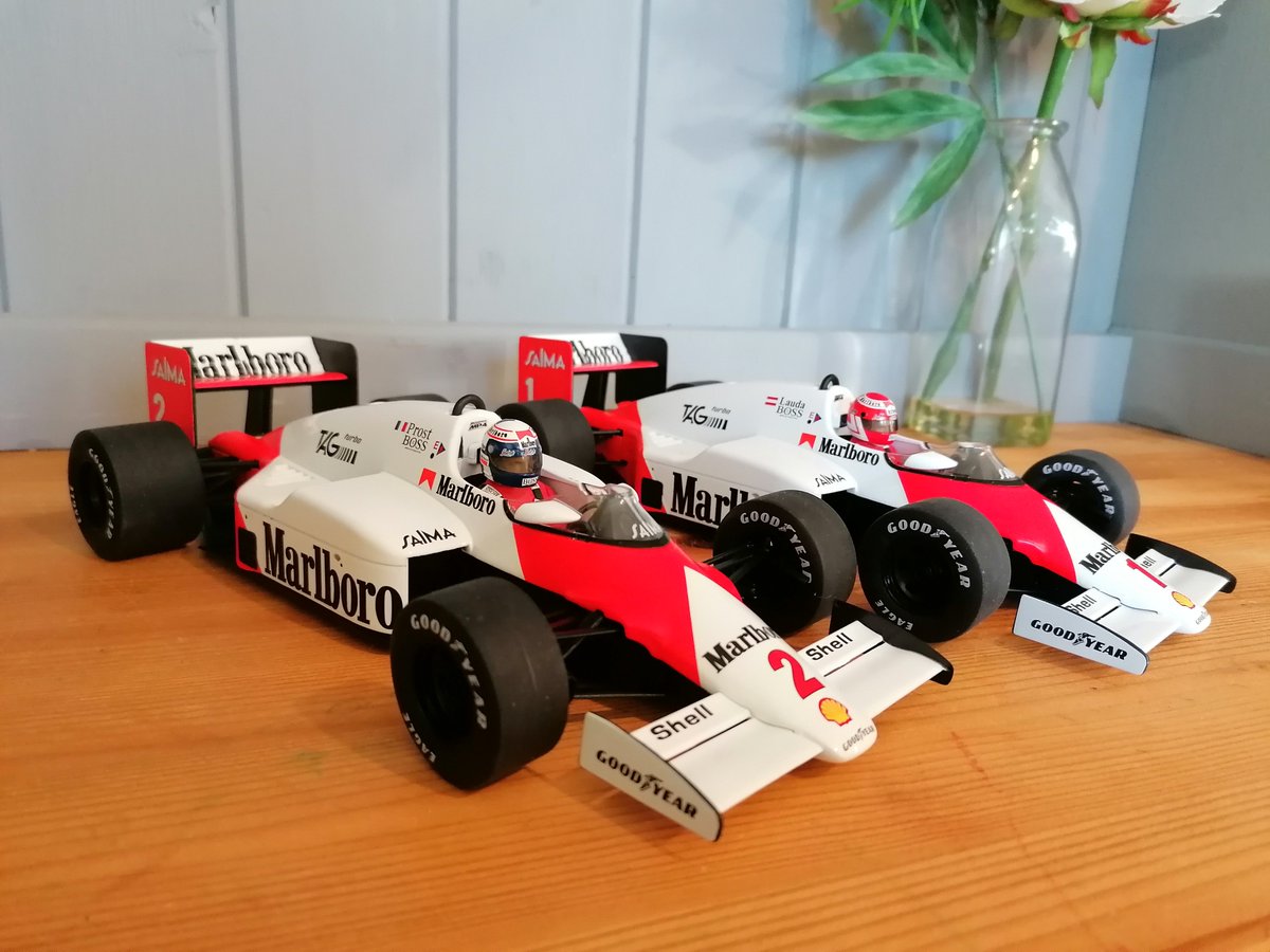 Revmodscouk's tweet image. Alain &amp;amp; Niki 1:18 1985 McLaren
revolution-models.co.uk
#McLaren #F1