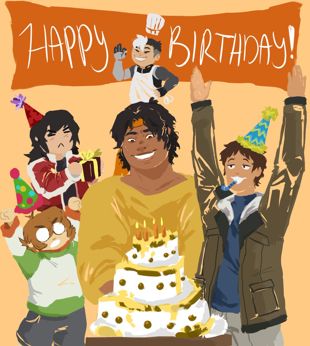 d00dlebuggiee's tweet photo. I'm not late, just don't look at the clock- Happy Birthday Hunk!!! 💖❤️💕
#voltron #vld #hunk #hunkuary #hunkuary2022 https://t.co/UN5i7uRQik