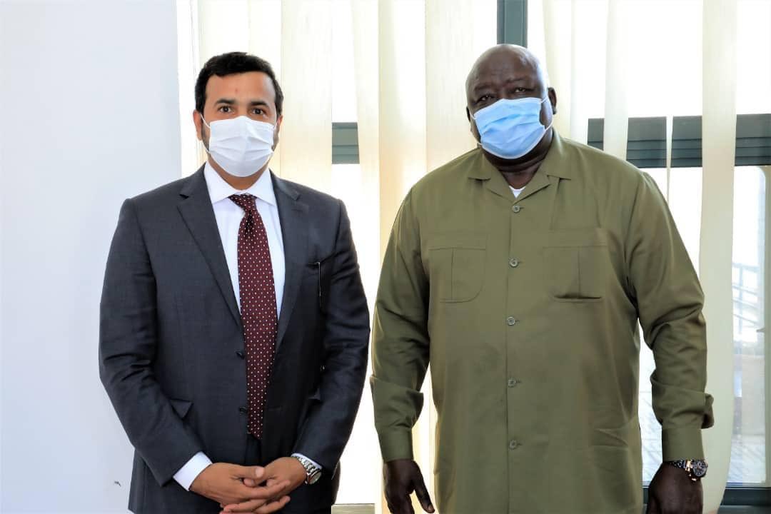 uaeembkam's tweet photo. The #UAE Ambassador Abdalla AlShamsi met and discussed with Hon. Henry O. Okello #Uganda's Minister of State for Foreign Affairs, bilateral relations between their two countries. https://t.co/J7vFUwrDE2