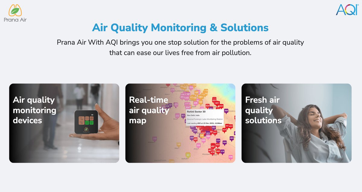 AQI_India's tweet photo. AQI with Prana Air brings you a one-stop solution for air quality monitoring and solutions that can ease our lives free from air pollution.
- AQI
https://t.co/sJnto6GUss
- Prana Air
https://t.co/jHPSpYQ4gZ
#airqualitymonitor #airqualitysolution #airpurifier #pranaair #aqi https://t.co/zLZzWuac9e