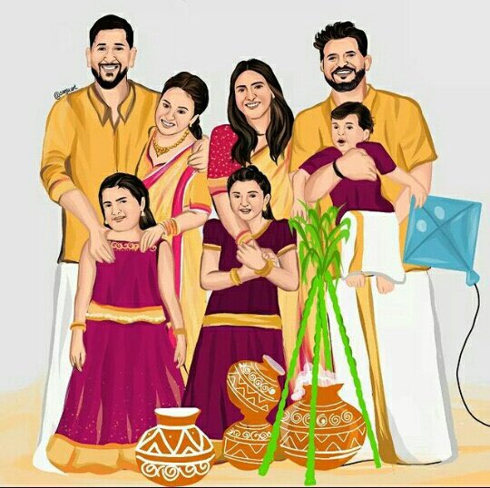 Joint Family Clipart Image Joint Family Clipart Image