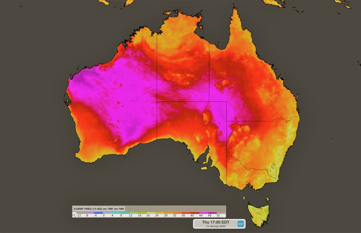 L_Oberndorfer's tweet photo. Gestern 50,7 Grad in Australien. Die heißeste Temperatur, die je auf der Südhalbkugel gemessen wurde. Schatten reicht nicht mehr für Abkühlung &amp; Klimaanlagen fallen wegen Überlastung aus. Und wir diskutieren, ob wir Autobahnen bauen und Gas als klimafreundlich einstufen wollen? https://t.co/nBcDWKhRwK