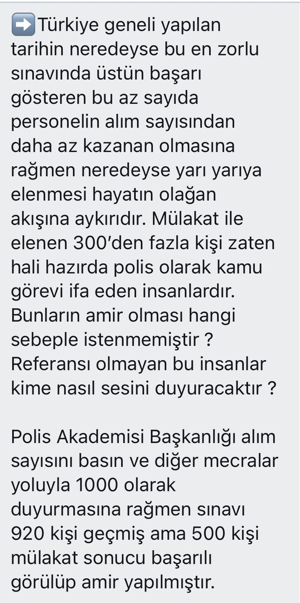 ikoncuk's tweet photo. Sanki,”Mülakat mağduriyetini yaşamayan kalmasın!” diyorlar! Öğretmen, sağlıkçı ve diğer mağdurlardan sonra, sıra polislerimize gelmiş anlaşılan! 
Şımarık, bir türlü ayağı yere basmayan iktidar anlayışı, tüm bu feryatları görecek ferasete ulaşabilir mi? Çok zor! Mülakat=kul hakkı https://t.co/sORYVLbmdT