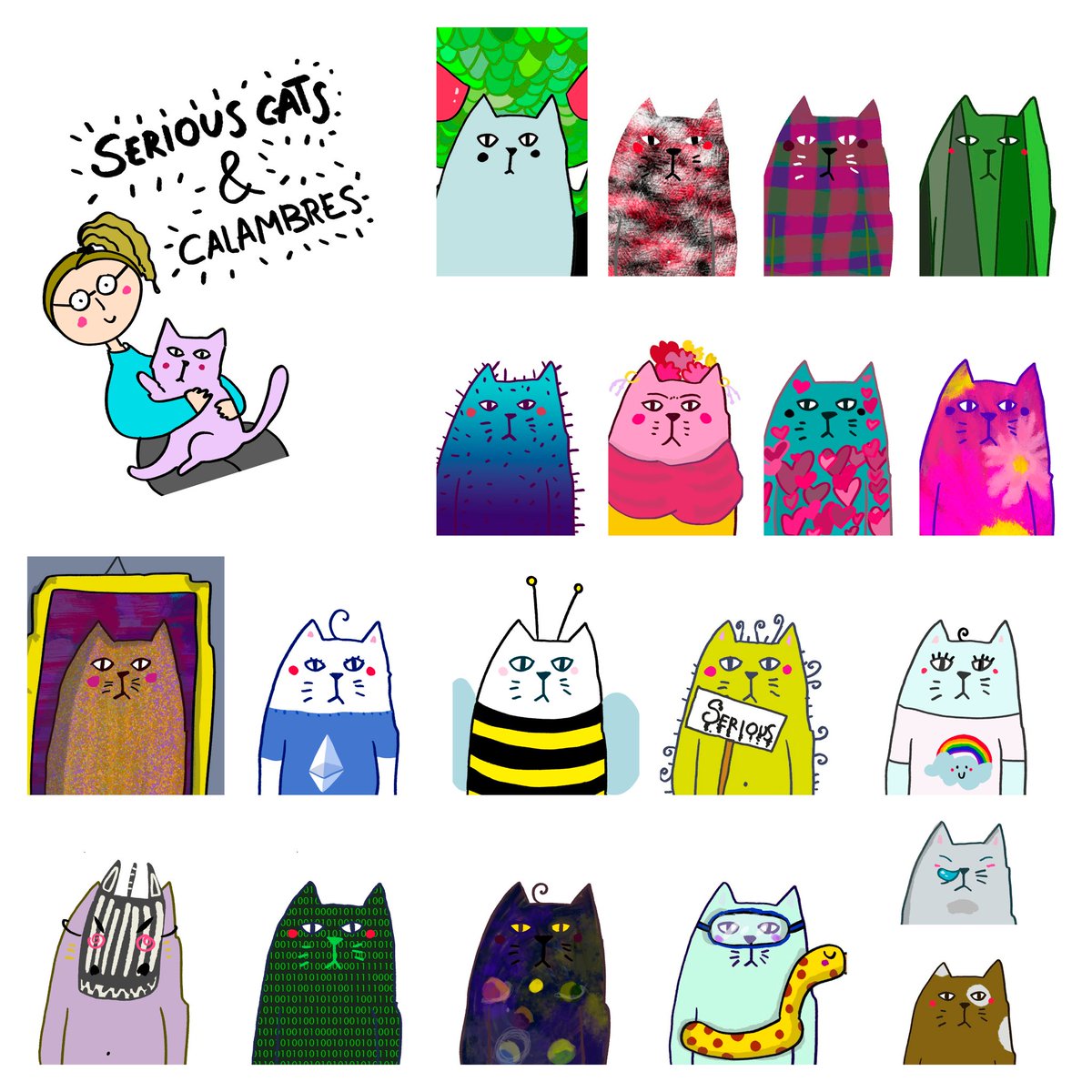 Serious cat collection

214 handmade serious cat minted!

1/1 cats 0.03 eth
1/1 rare cats fine arts 0.035

#NFTCommunity #NFts #NFTartist #nftcollector

Opensea gallery:
opensea.io/collection/cut…