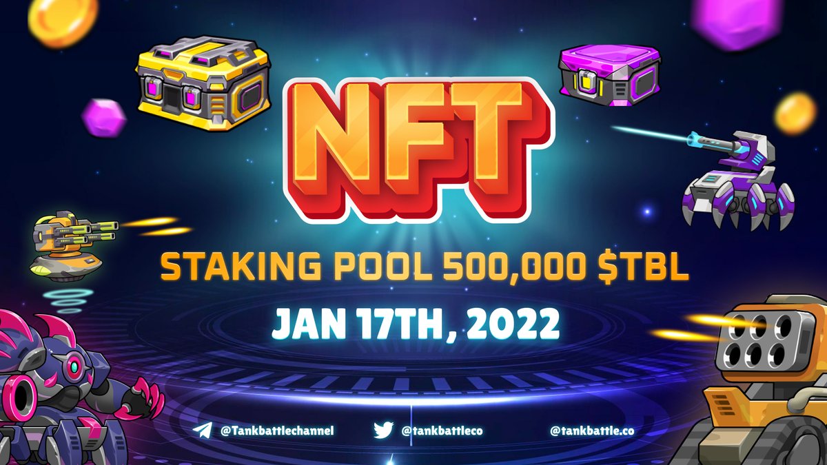 💯💯 Hot hot hot

👍Staking/Farming has been completed and is about to be put into use. Commanders please warm-up before entering the battlefield of Tank Battle.

✨Farming/Staking to earn rewards of $TBL.✨

👉 Staking/Farming: apps.tankbattle.co/stake

#TankBattle #Staking