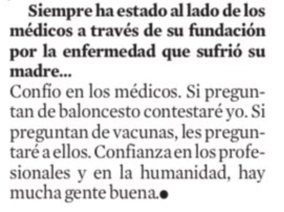 Más Ricky Rubio y menos Novak Djokovic.