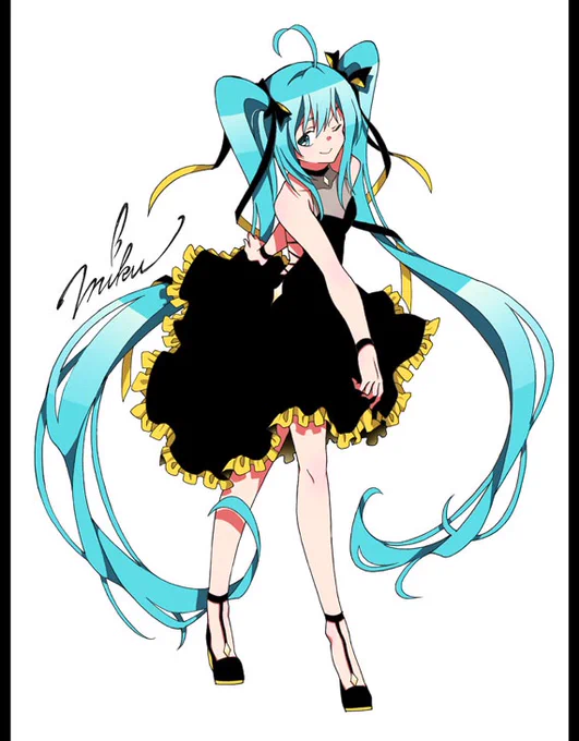 初音ミク/イラスト 