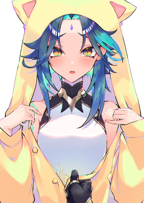 鍾魈本の表紙になるであろう絵 