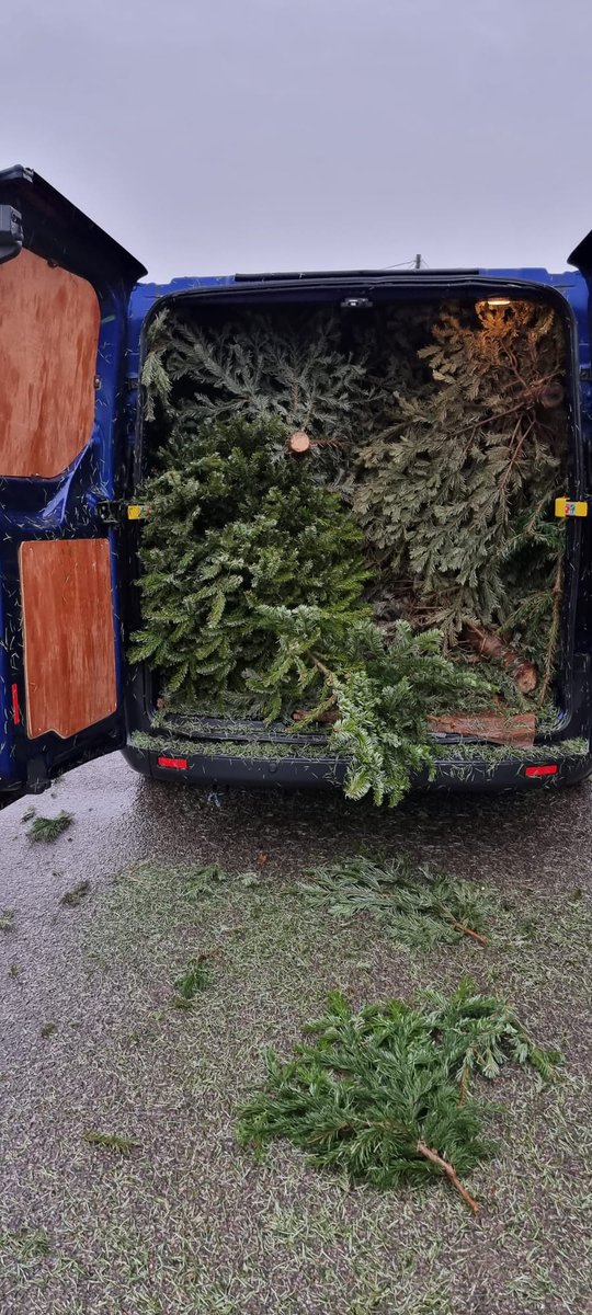 Creative_repro's tweet photo. Last weekend OptimumPrint and CreativeRepro joined forces and braved the cold in aid of  St Helena  #treecycle to help raise money for this incredible charity that serves our community. Well done Ben and Sophie!!🌲🌲🌲 https://t.co/UvCTukKlg4