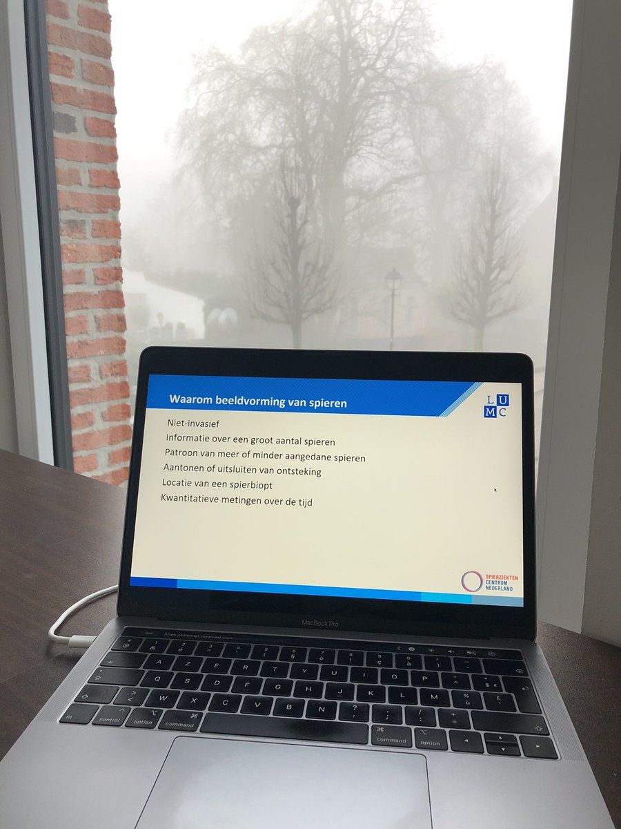 Clear presentations at Jaarlijks Neuromusculair symposium contrasts the current foggy weather #nmz2022