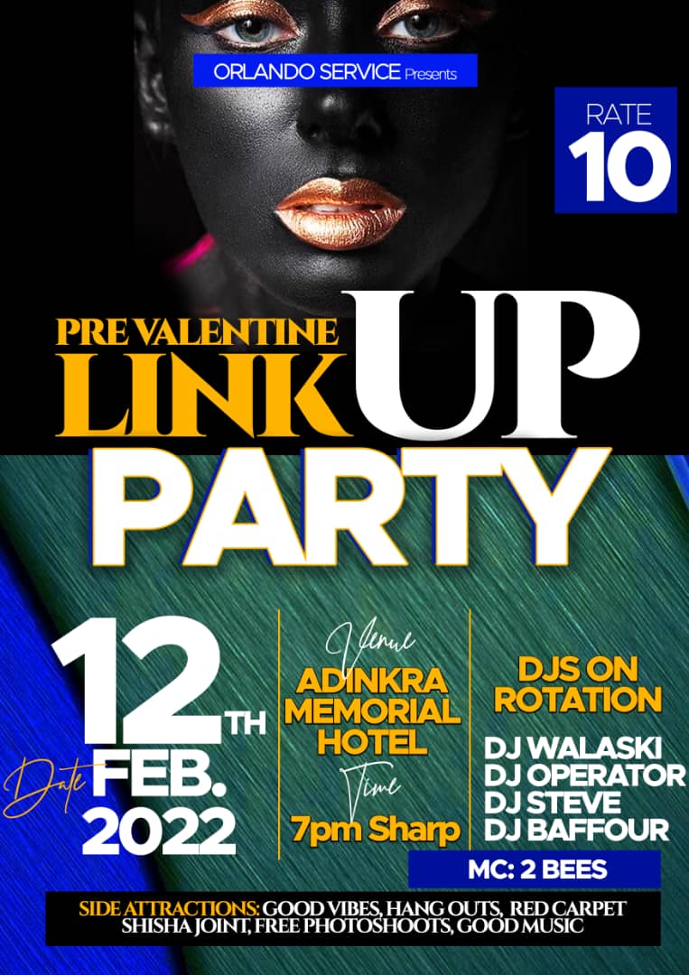 Make we *LINKUP* before the VALS Day👯🏻‍♀️👯‍♂️💯 come meet ur crush enjoy good Muzik have fun to the fullest 🔥🔥😍