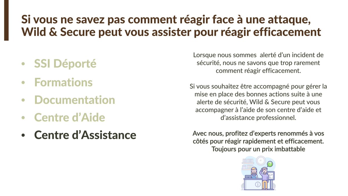shostarsson's tweet photo. Lorsque nous sommes  alerté d’un incident de sécurité, nous ne savons que trop rarement comment réagir efficacement.

Avec Wild &amp; Secure, profitez d’experts renommés à vos côtés pour réagir rapidement et efficacement.
Toujours pour un prix imbattable https://t.co/hTlA6GfGPC