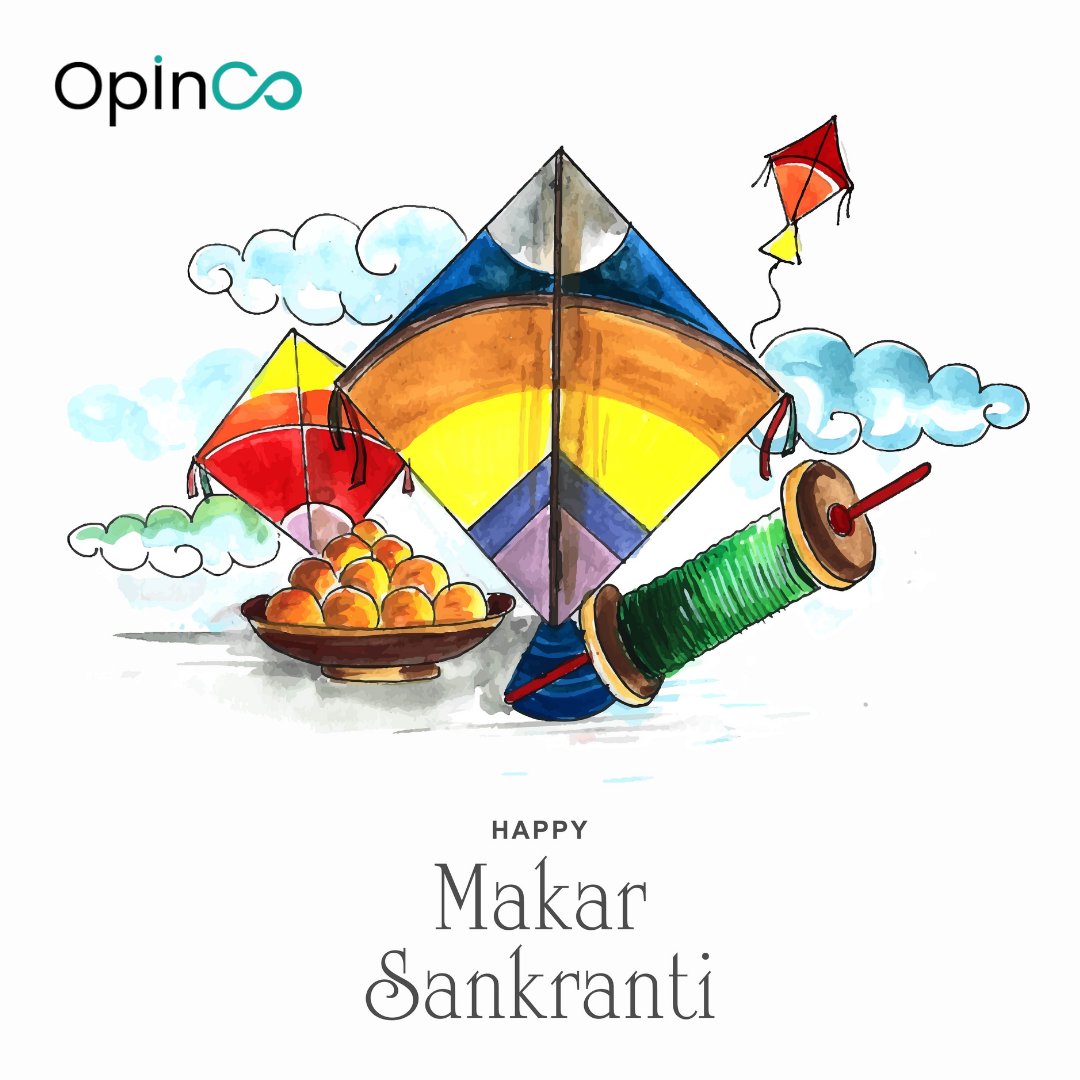 opincocommunity's tweet photo. May passion, happiness and success fill your life. 
Happy Makar Sankranti! 🪁✨🎉

#MakarSankranti #opinco #community #HappyMakarSankranti #makarsankranti2022 https://t.co/7eGB8OH0i0